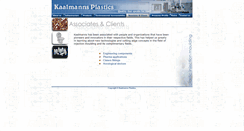 Desktop Screenshot of kaalmannsplastics.com