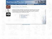 Tablet Screenshot of kaalmannsplastics.com